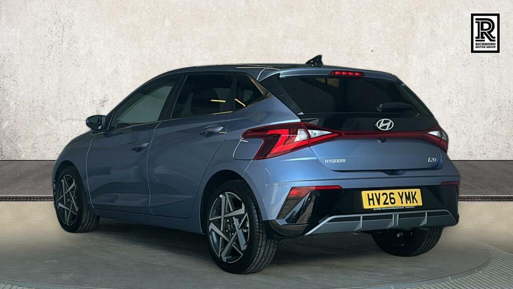 Hyundai I20 1.0 T-gdi Tech Line Hatchback Eu HV26YMK Blue #3