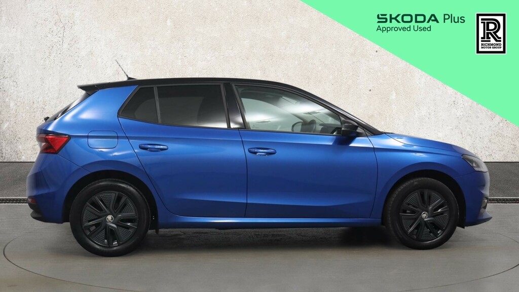 Skoda Fabia 1.0 Tsi Colour Edition Hatchback Dsg Eu HT73ZDL Blue #4