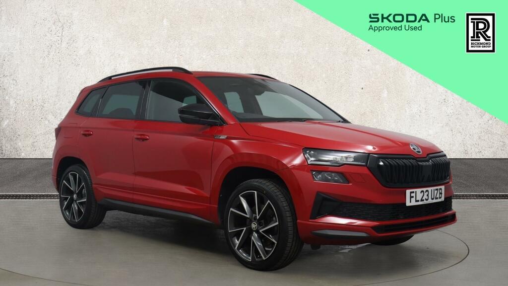 Skoda Karoq 2.0 Tsi Sportline Suv Dsg 4Wd Euro 6 S Red
