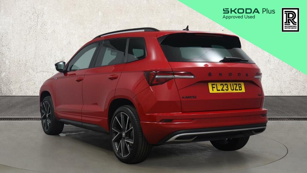 Skoda Karoq 2.0 Tsi Sportline Suv Dsg 4Wd Euro 6 S FL23UZB Red #3