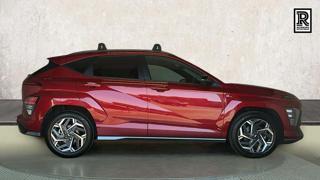 Hyundai Kona 1.0 T-gdi N Line S Suv Dct Euro 6 Ss HV73YRF Red #4