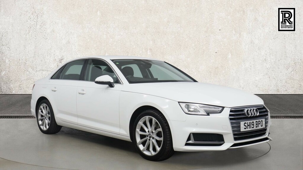 Audi A4 2.0 Tfsi 35 Sport Saloon Euro 6 SH19BPO White