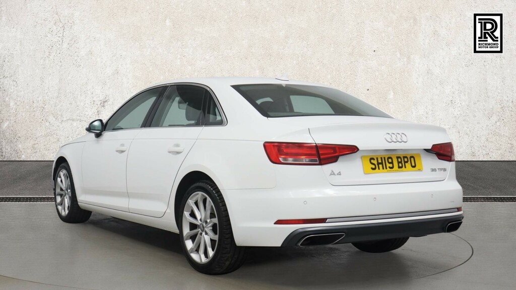 Audi A4 2.0 Tfsi 35 Sport Saloon Euro 6 SH19BPO White #3