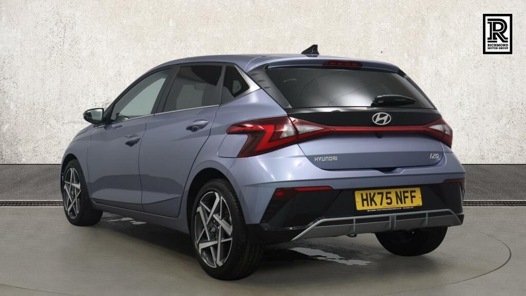 Hyundai I20 1.0 T-gdi Premium Hatchback Dct Euro 6 HK75NFF Blue #3