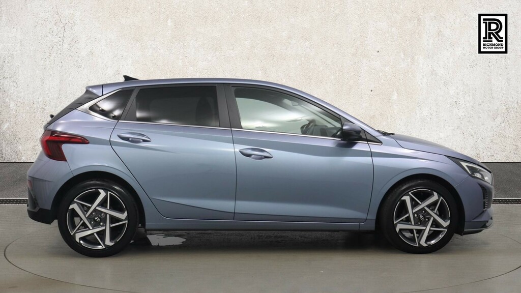 Hyundai I20 1.0 T-gdi Premium Hatchback Dct Euro 6 HK75NFF Blue #4