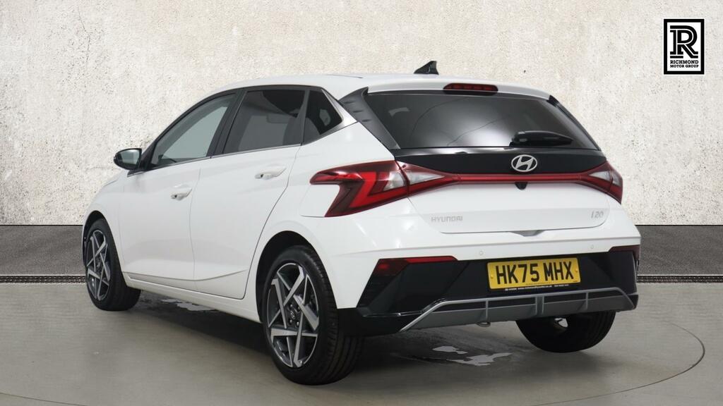 Hyundai I20 1.0 T-gdi Premium Hatchback Dct Euro 6 HK75MHX White #3