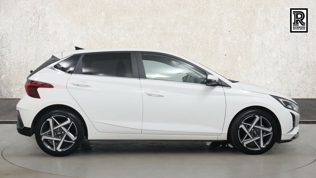 Hyundai I20 1.0 T-gdi Premium Hatchback Dct Euro 6 HK75MHX White #4
