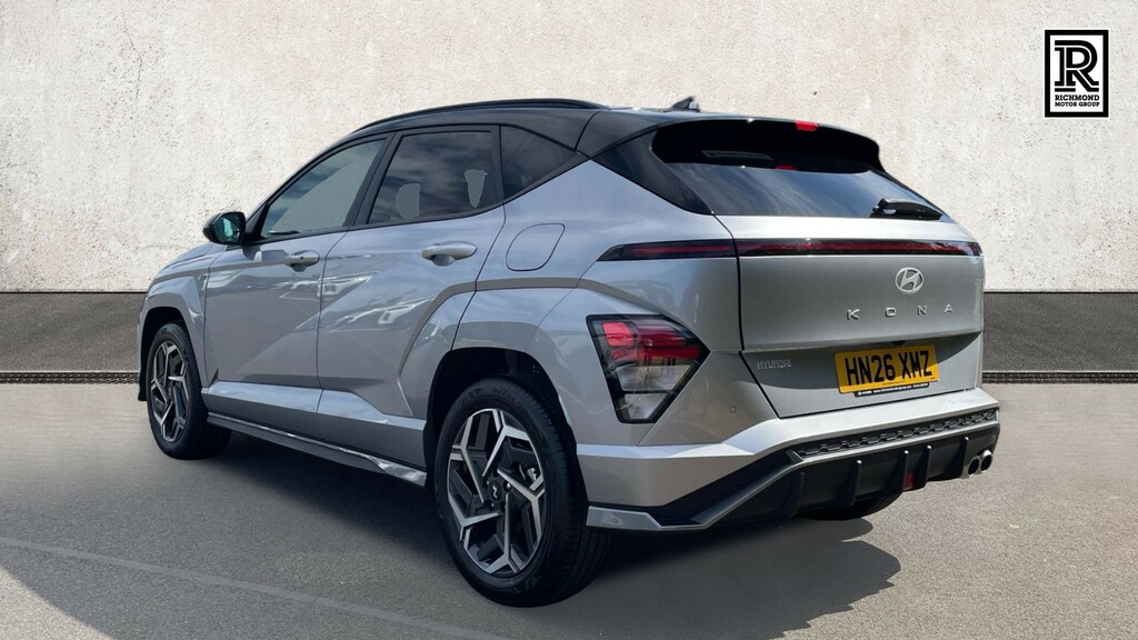 Hyundai Kona 1.6 T-gdi N Line Suv Dct Euro 6 Ss Silver #3