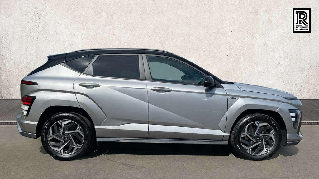 Hyundai Kona 1.6 T-gdi N Line Suv Dct Euro 6 Ss Silver #4
