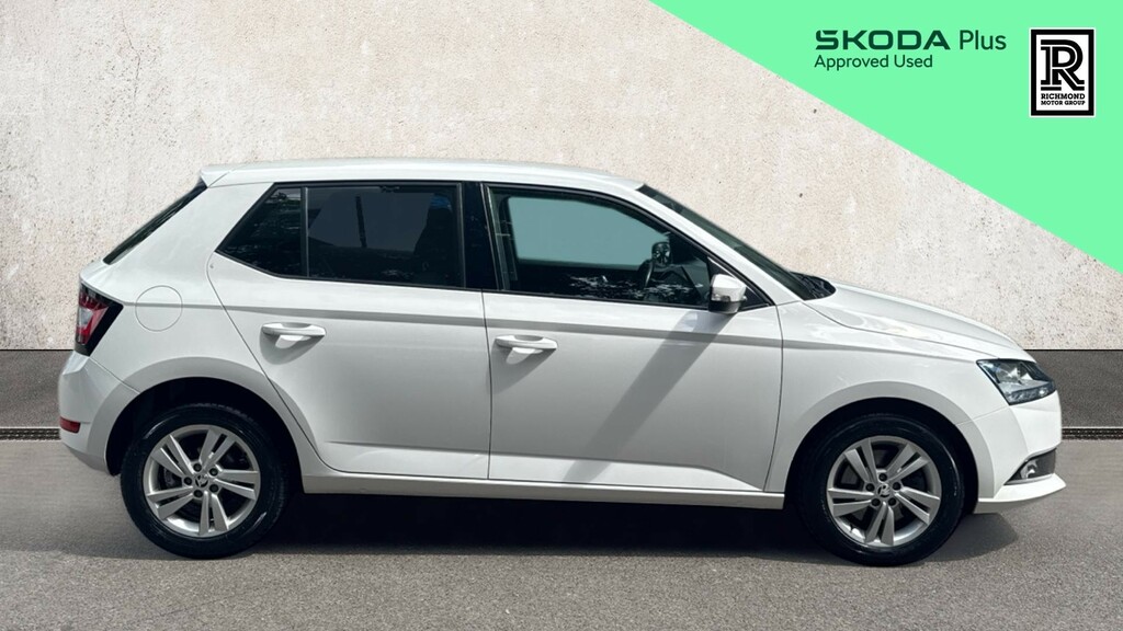 Skoda Fabia 1.0 Tsi Se Hatchback Dsg Euro 6 Ss White #4