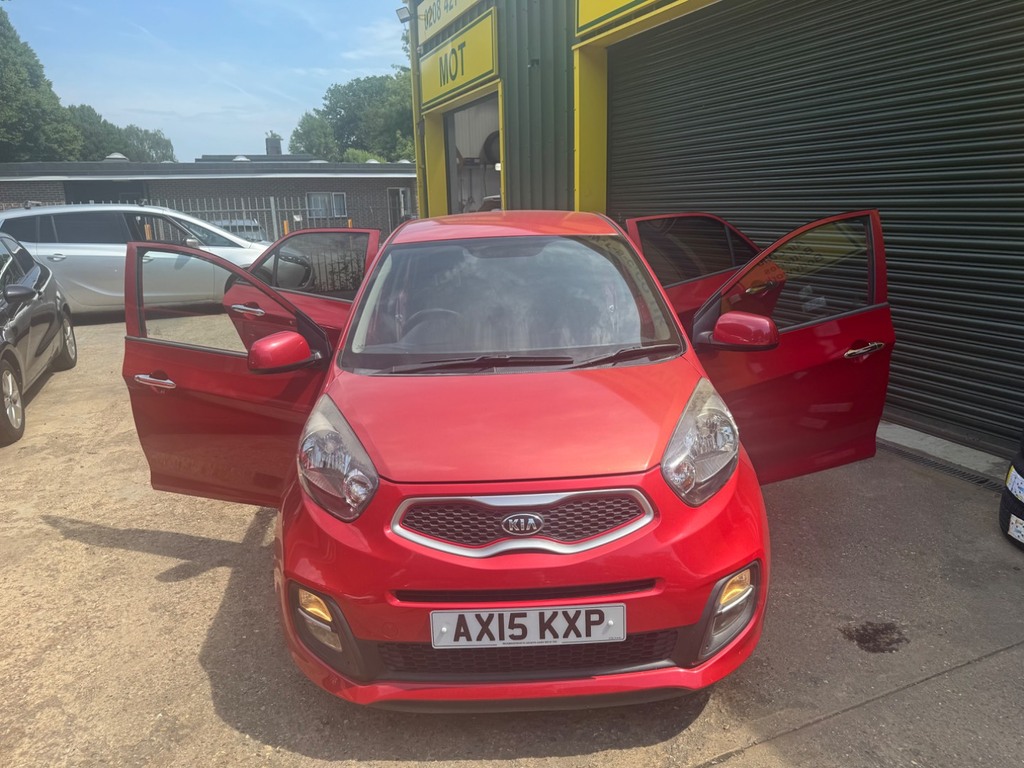 Kia Picanto 2015 1.0 2 Hatchback Euro 6 65 White #28