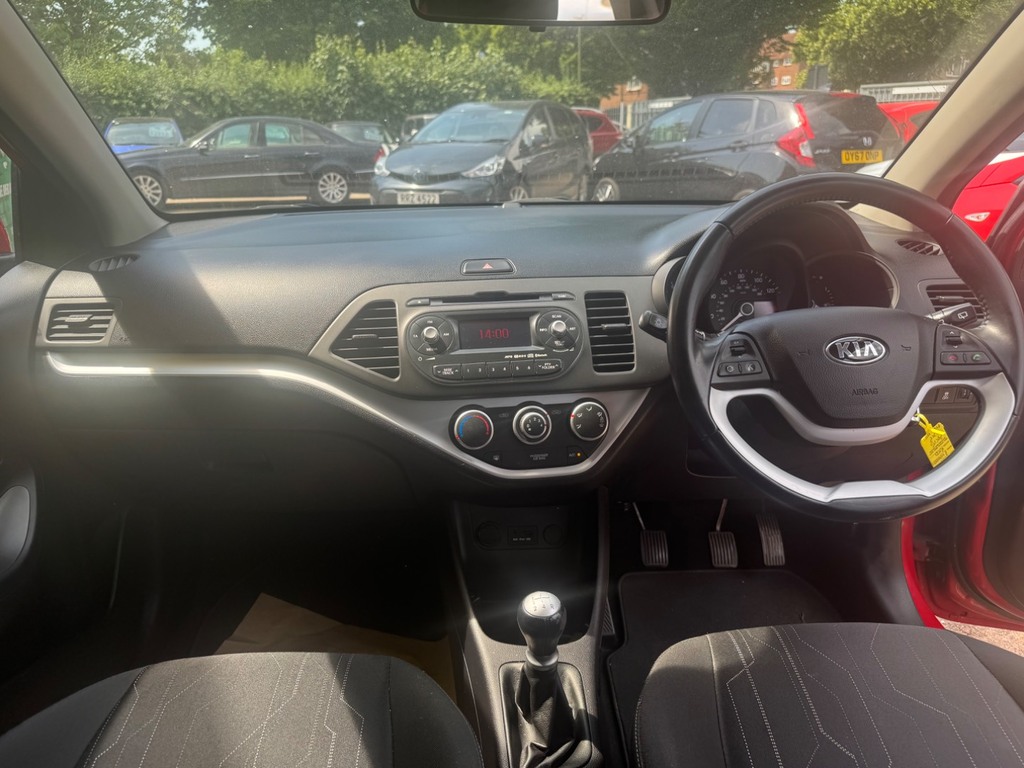 Kia Picanto 2015 1.0 2 Hatchback Euro 6 65 White #30