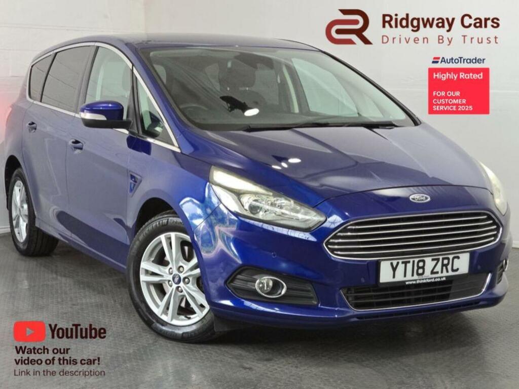 Ford S-Max Mpv 1.5T Ecoboost Titanium Euro 6 Ss 2018 Grey #76