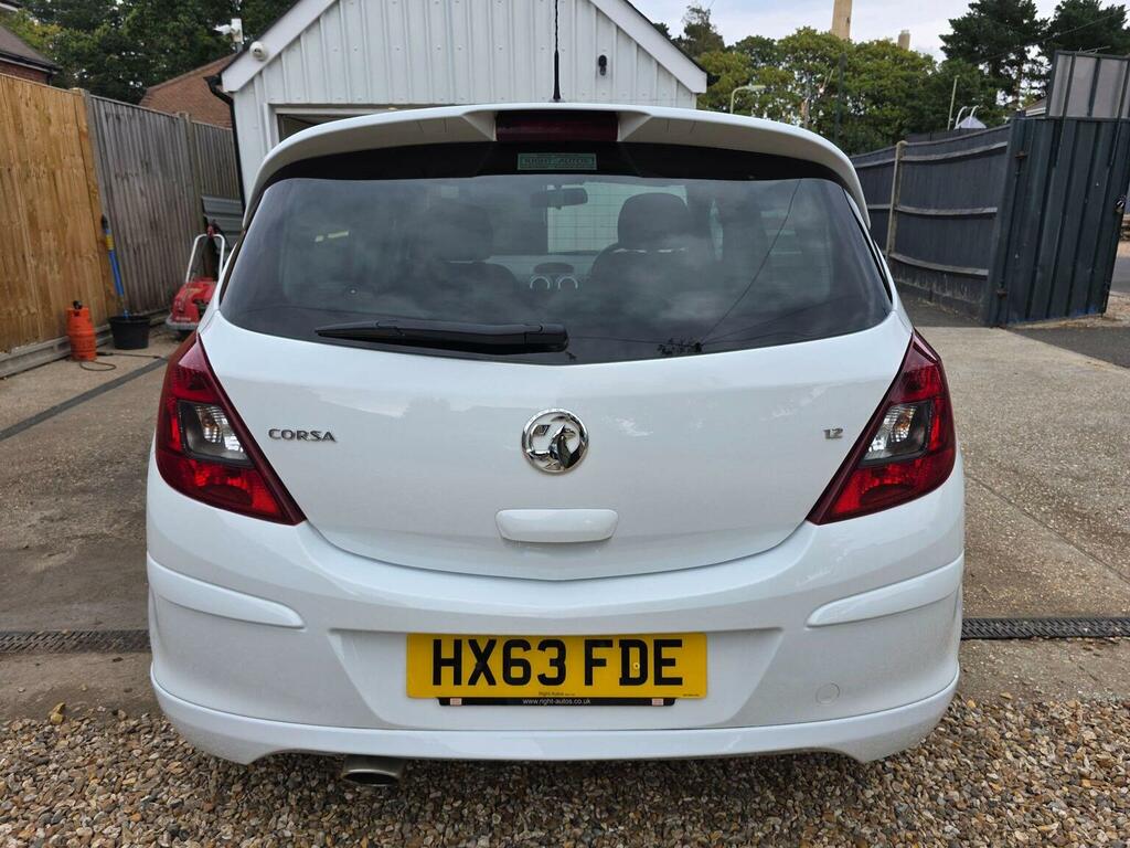 Vauxhall Corsa Hatchback 1.2 16V Limited Edition Euro 5 2013 HX63FDE White #4