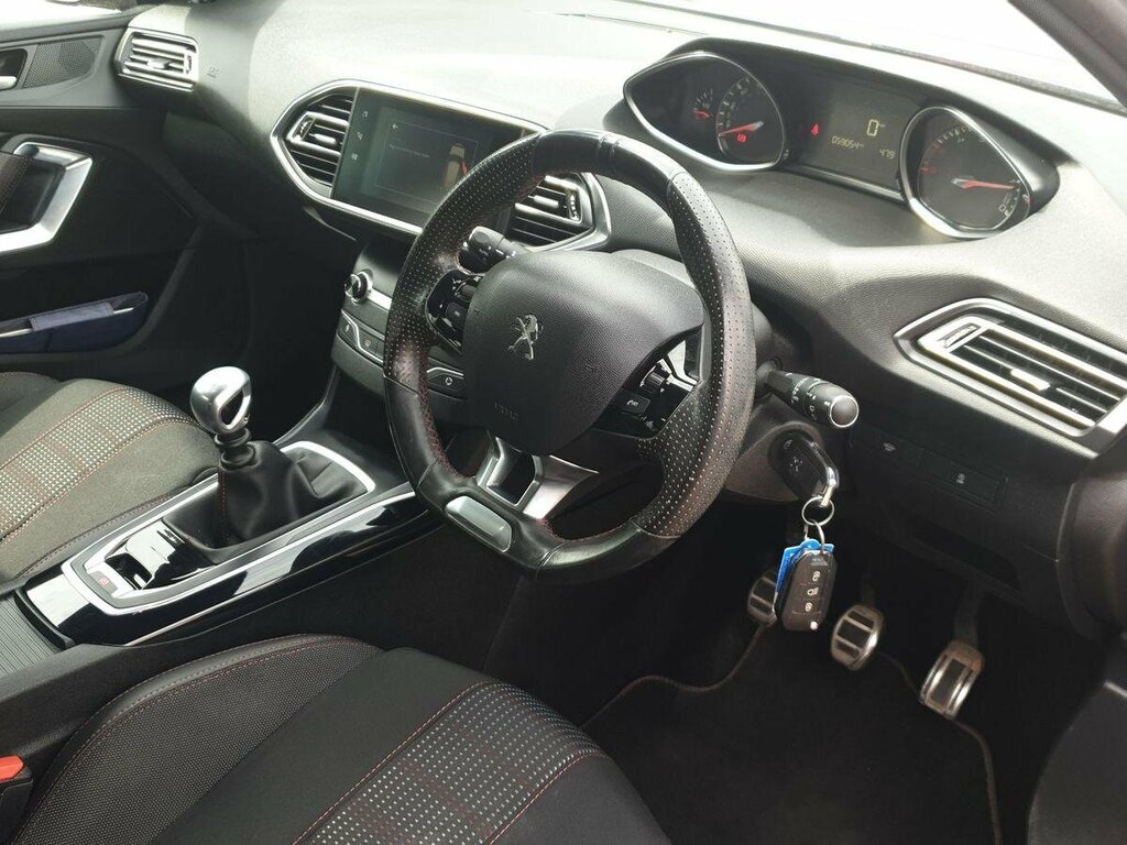 Peugeot 308 1.5 Bluehdi Gt Line - 2019 68 KJ68UDP Blue #6