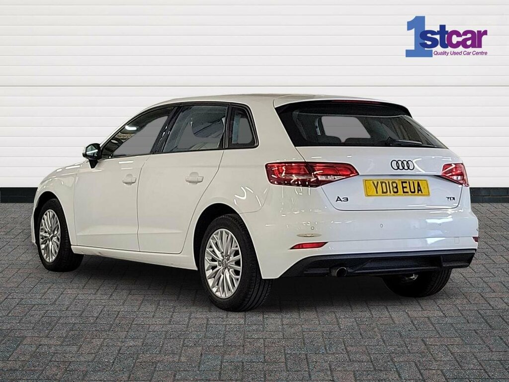 Audi A3 1.6 Tdi Se Technik Sportback - 2018 18 YD18EUA White #3