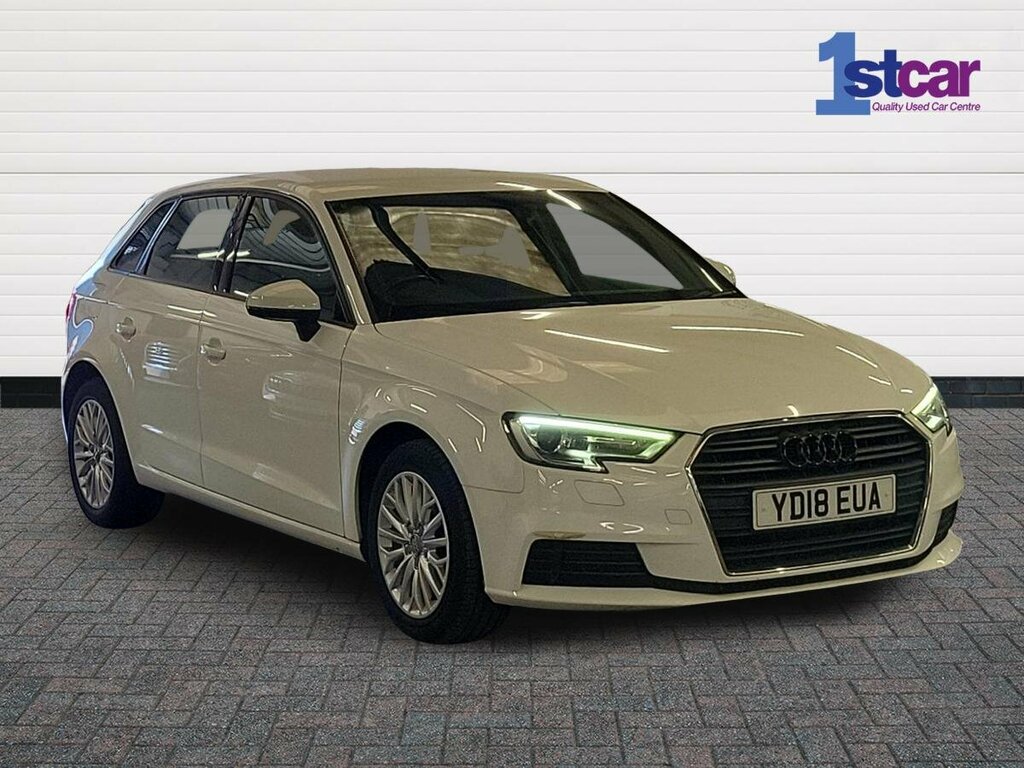 Audi A3 1.6 Tdi Se Technik Sportback - 2018 18 White