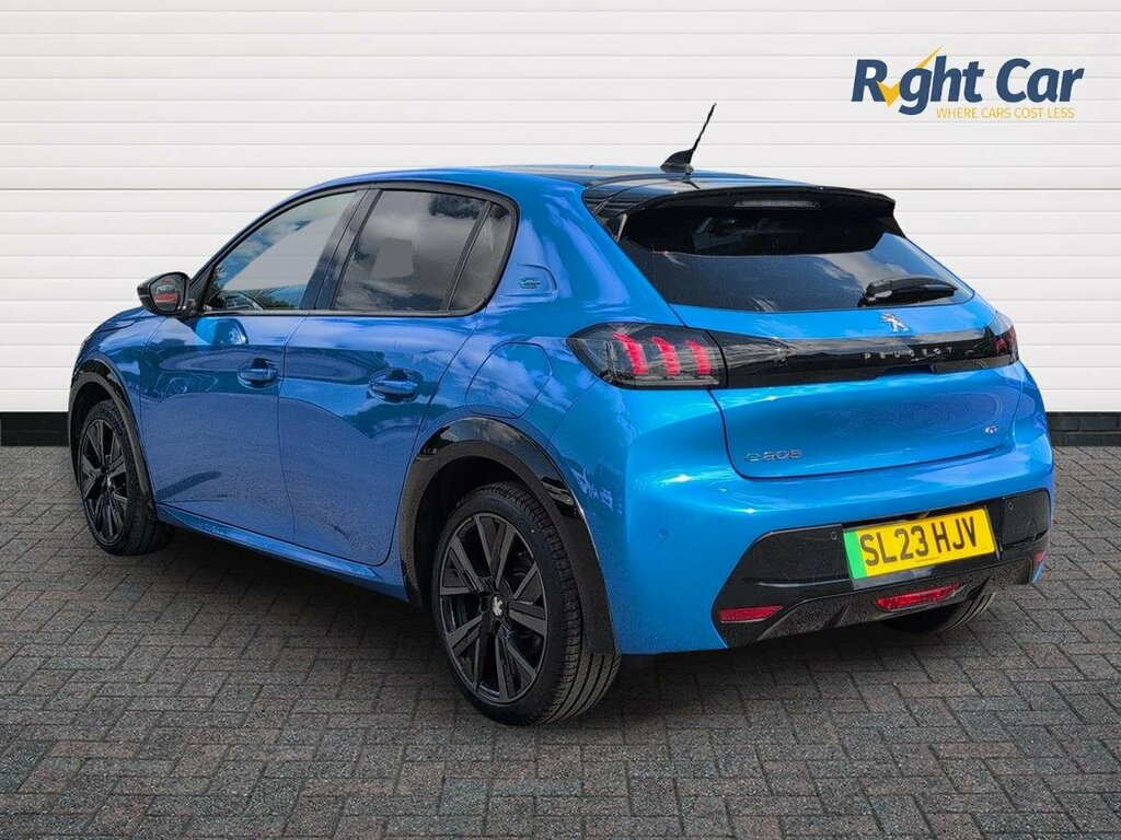 Peugeot e-208 50Kwh Gt 7.4Kw Charger - 2023 23 SL23HJV Blue #3