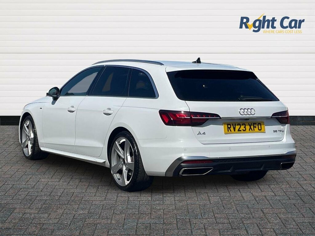 Audi A4 Avant 2.0 Tfsi 35 S Line S Tronic - 2023 23 RV23XFO White #3