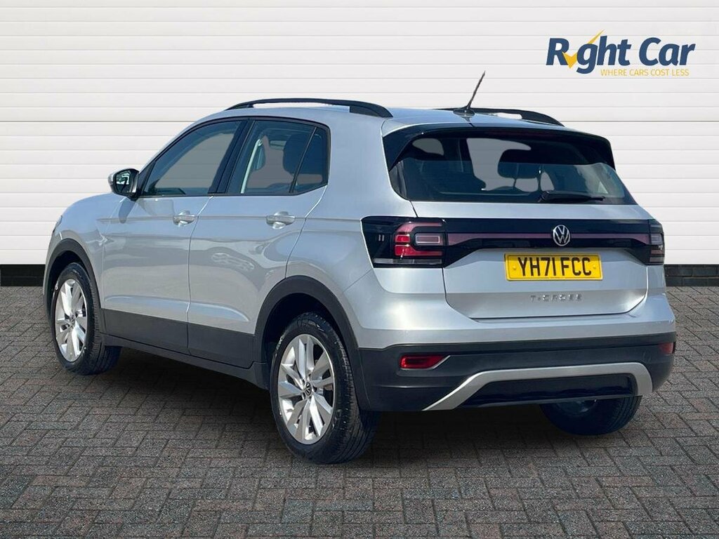 Volkswagen T-Cross 1.0 Tsi Se - 2021 71 YH71FCC Silver #3