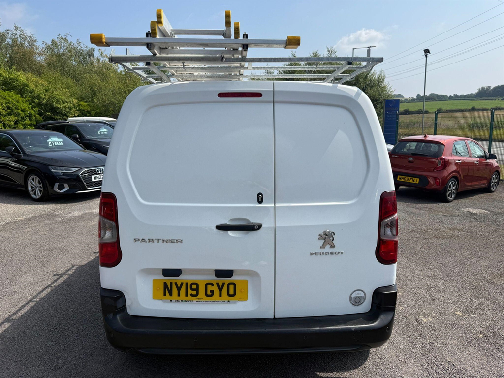 Peugeot Partner 1.5 Bluehdi 1000 Professional Standard Panel Van S White #5