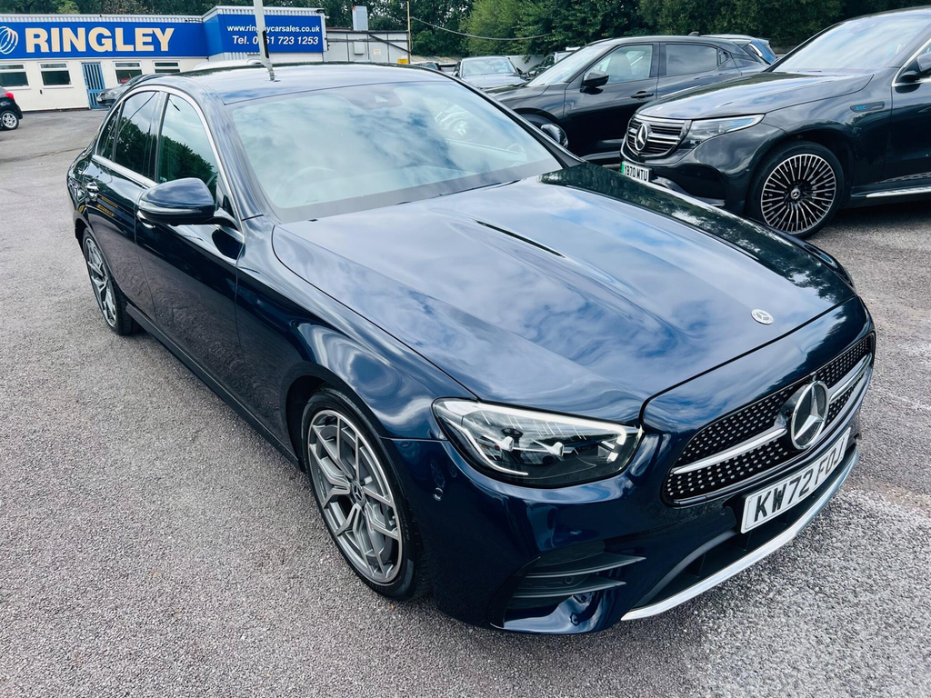 Mercedes-Benz E Class 2.0 Dh Mhev Amg Line Premium G-tronic Euro 6 S Blue