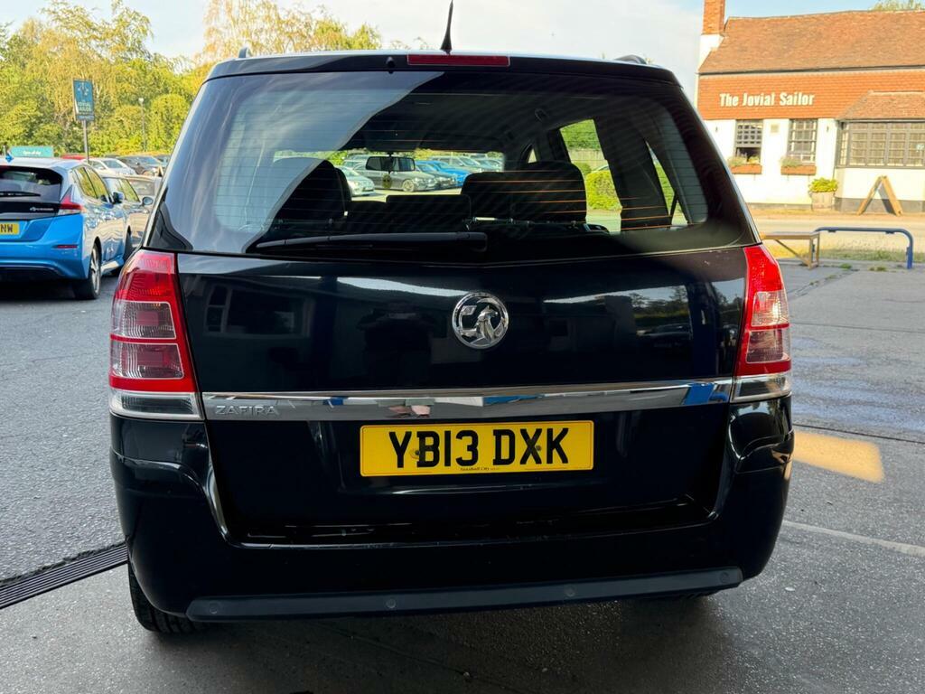 Vauxhall Zafira 1.6 16V Exclusiv Euro 5 Black #6