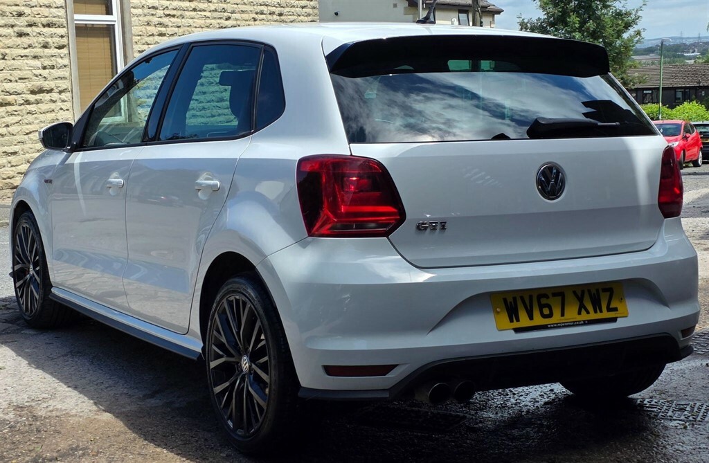 Volkswagen Polo 1.8 Tsi Gti Dsg Euro 6 Ss WV67XWZ White #4