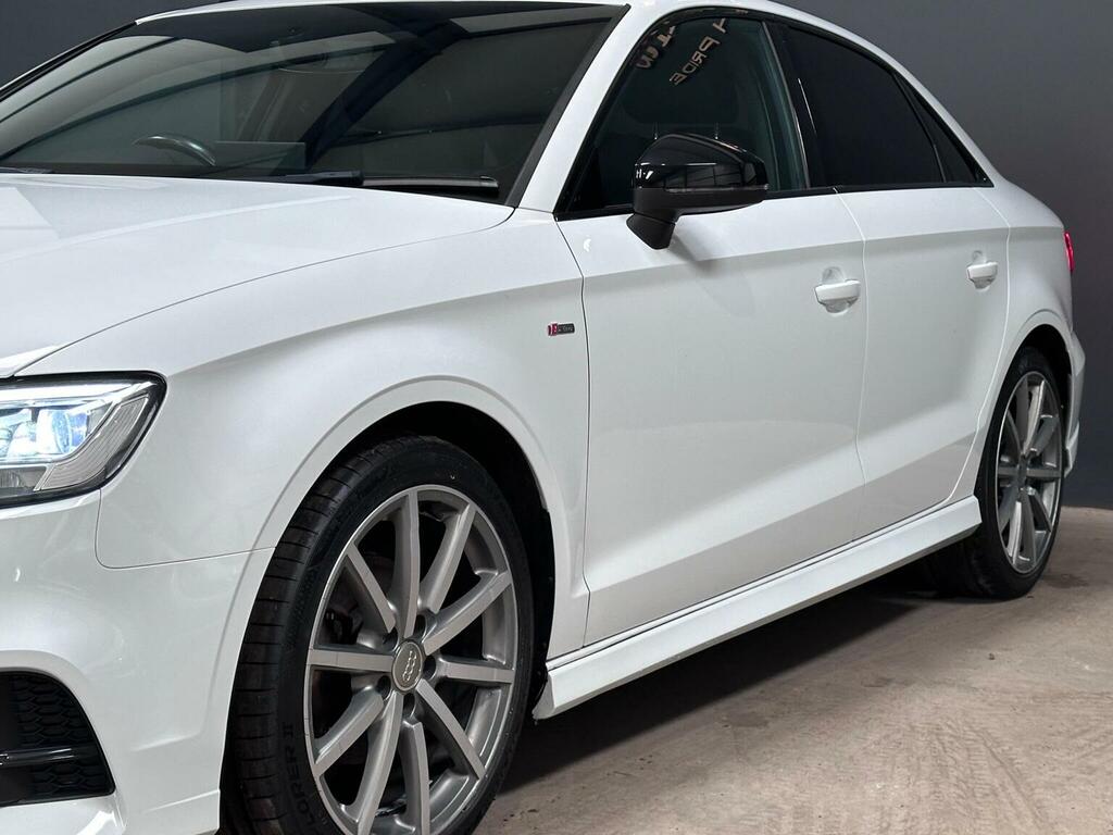 Audi A3 Saloon 2.0 Tdi Black Edition S Tronic Euro 6 Ss KX18LCF White