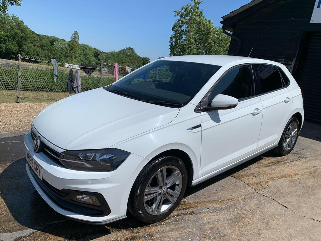 Volkswagen Polo Tsi R-line Euro 6 Ss KR68XEY White