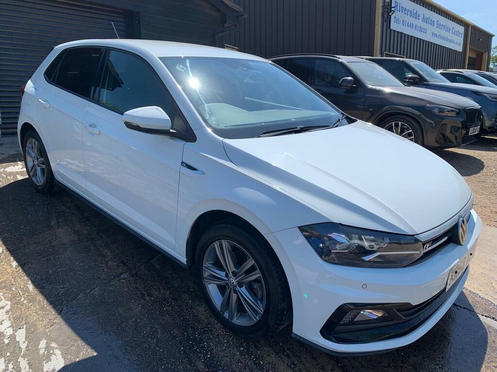 Volkswagen Polo Tsi R-line Euro 6 Ss KR68XEY White #3