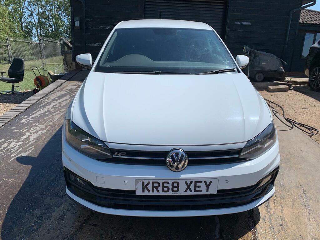 Volkswagen Polo Tsi R-line Euro 6 Ss KR68XEY White #2