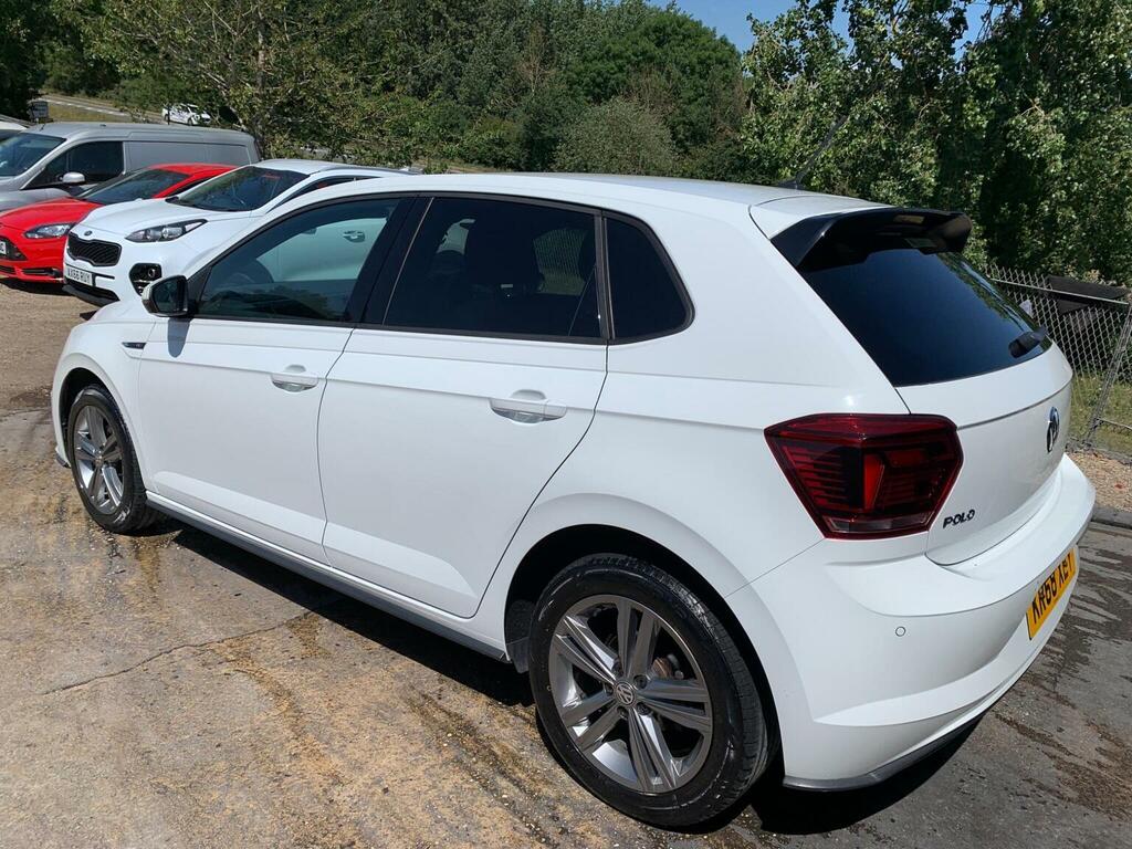 Volkswagen Polo Tsi R-line Euro 6 Ss KR68XEY White #4