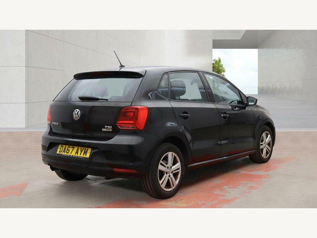 Volkswagen Polo Tsi Match Edition Euro 6 Ss DA67AYM Black #4