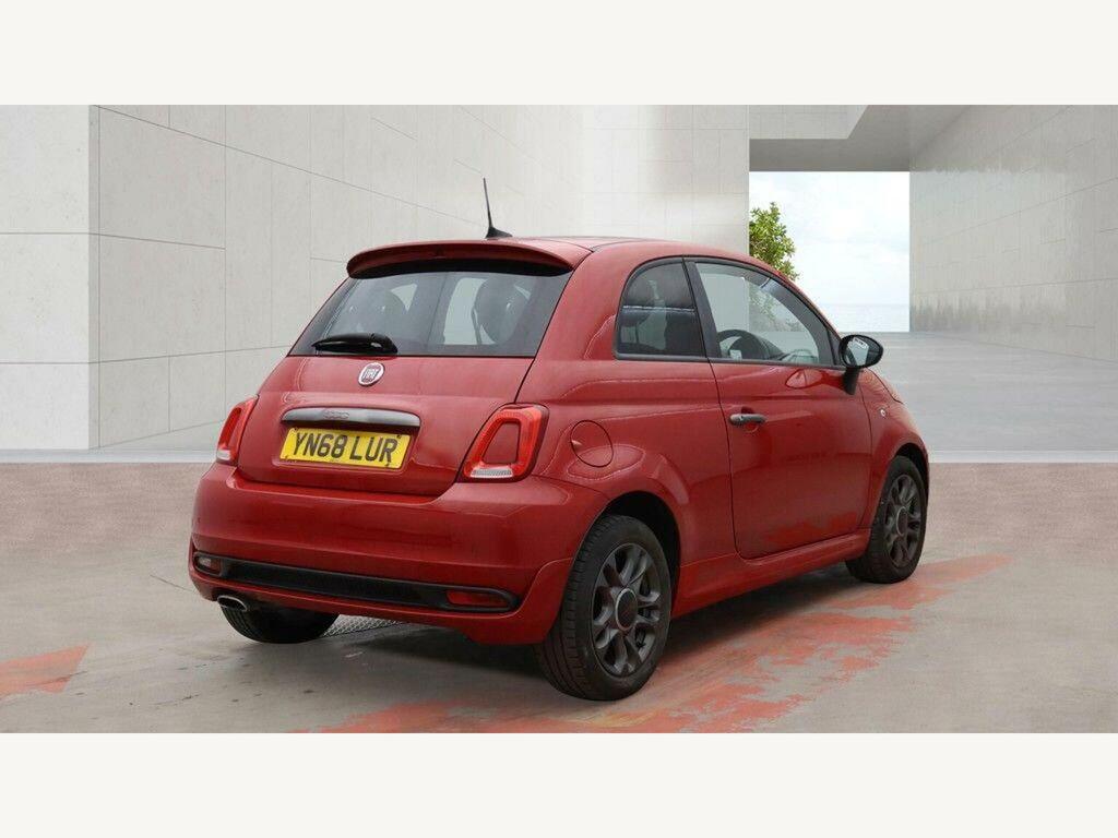 Fiat 500 S Euro 6 Ss YN68LUR Red #4