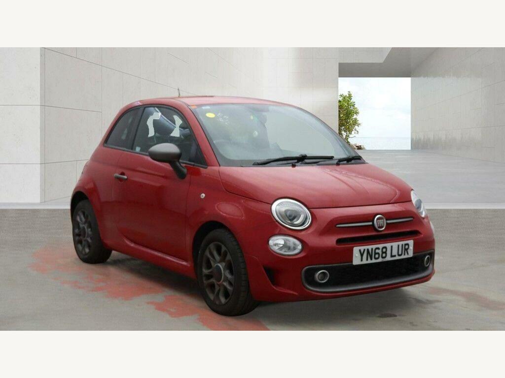 Fiat 500 S Euro 6 Ss YN68LUR Red #3