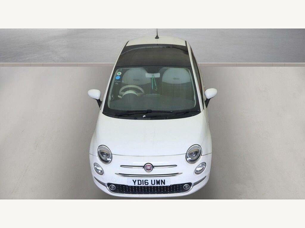 Fiat 500 Lounge Euro 6 Ss White #5