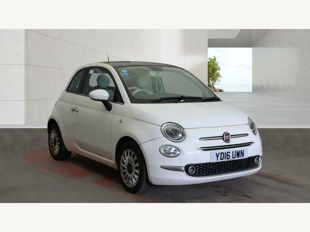 Fiat 500 Lounge Euro 6 Ss White #3