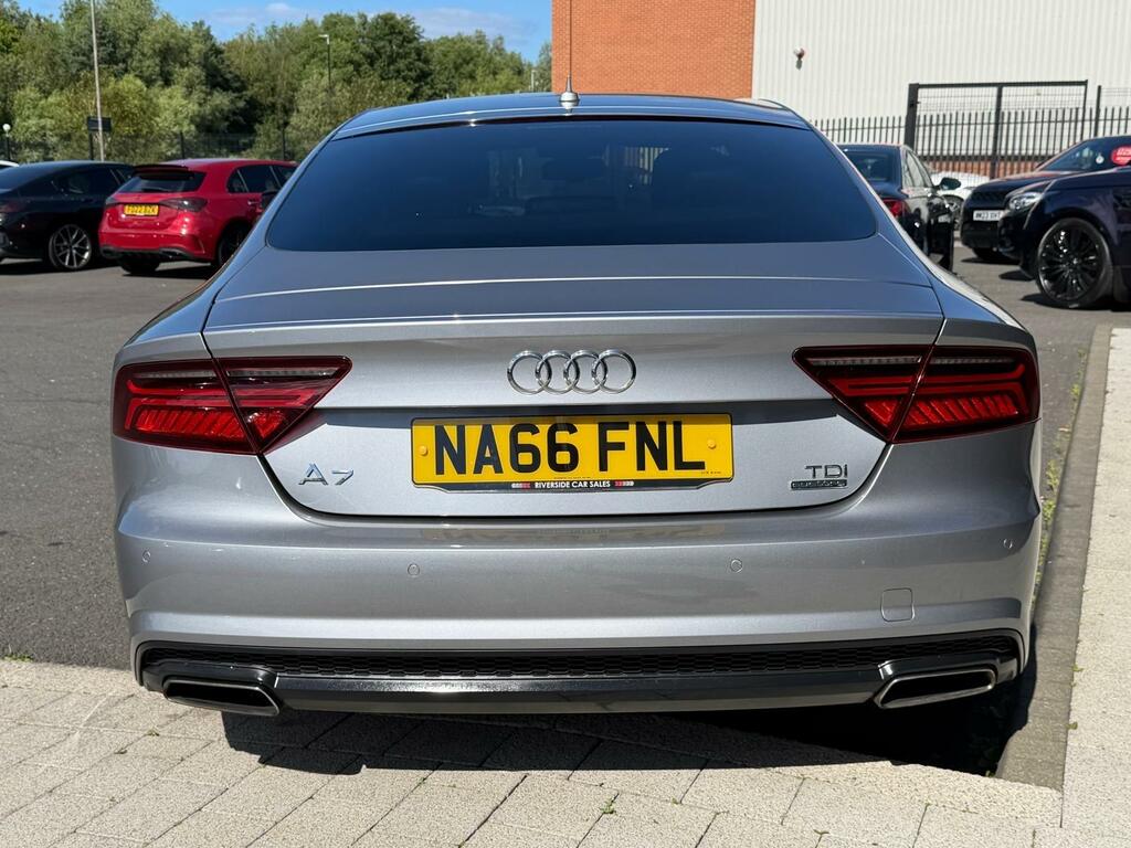 Audi A7 3.0 Tdi V6 Black Edition Sportback S Tronic Quattr Grey #5