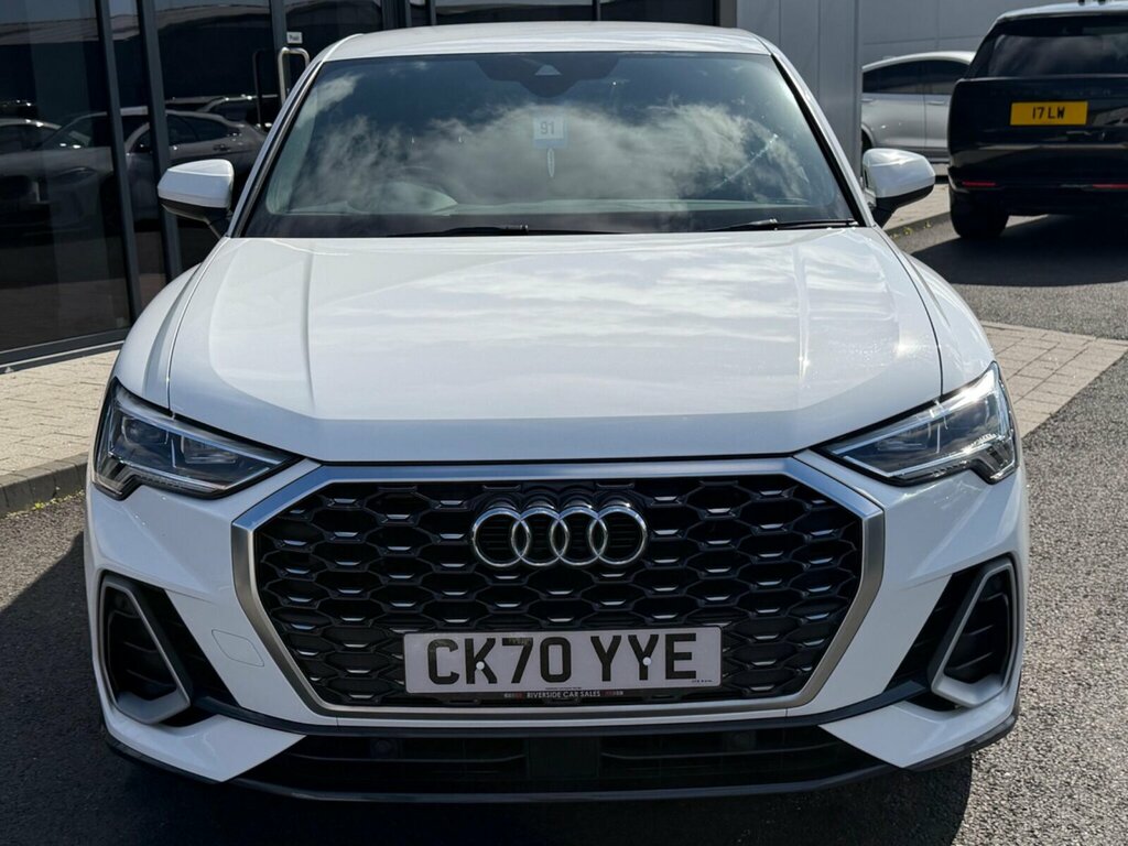 Audi Q3 2.0 Tdi 35 S Line Sportback S Tronic Euro 6 Ss CK70YYE White #5