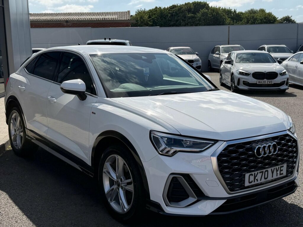Audi Q3 2.0 Tdi 35 S Line Sportback S Tronic Euro 6 Ss CK70YYE White #2