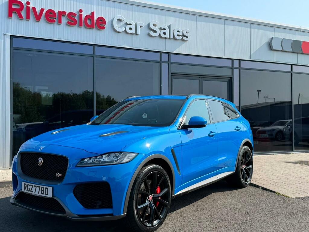 Jaguar F-Pace 5.0 V8 Svr Quickshift Awd Euro 6 Ss Blue
