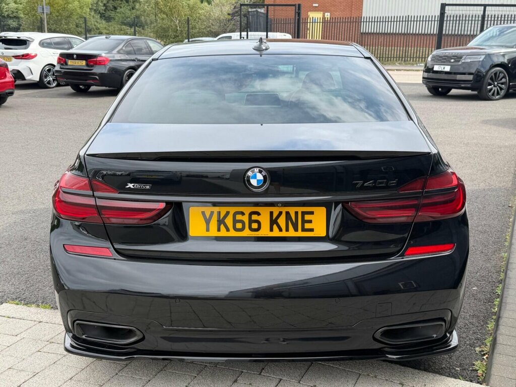 BMW 7 Series 3.0 740D M Sport Xdrive Euro 6 Ss Black #3