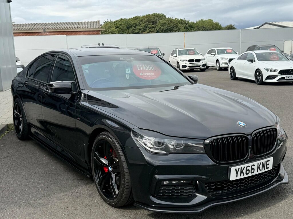 BMW 7 Series 3.0 740D M Sport Xdrive Euro 6 Ss Black #2