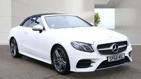 Mercedes-Benz E Class 2018 2.0 E220d Amg Line Premium Cabriolet Di White
