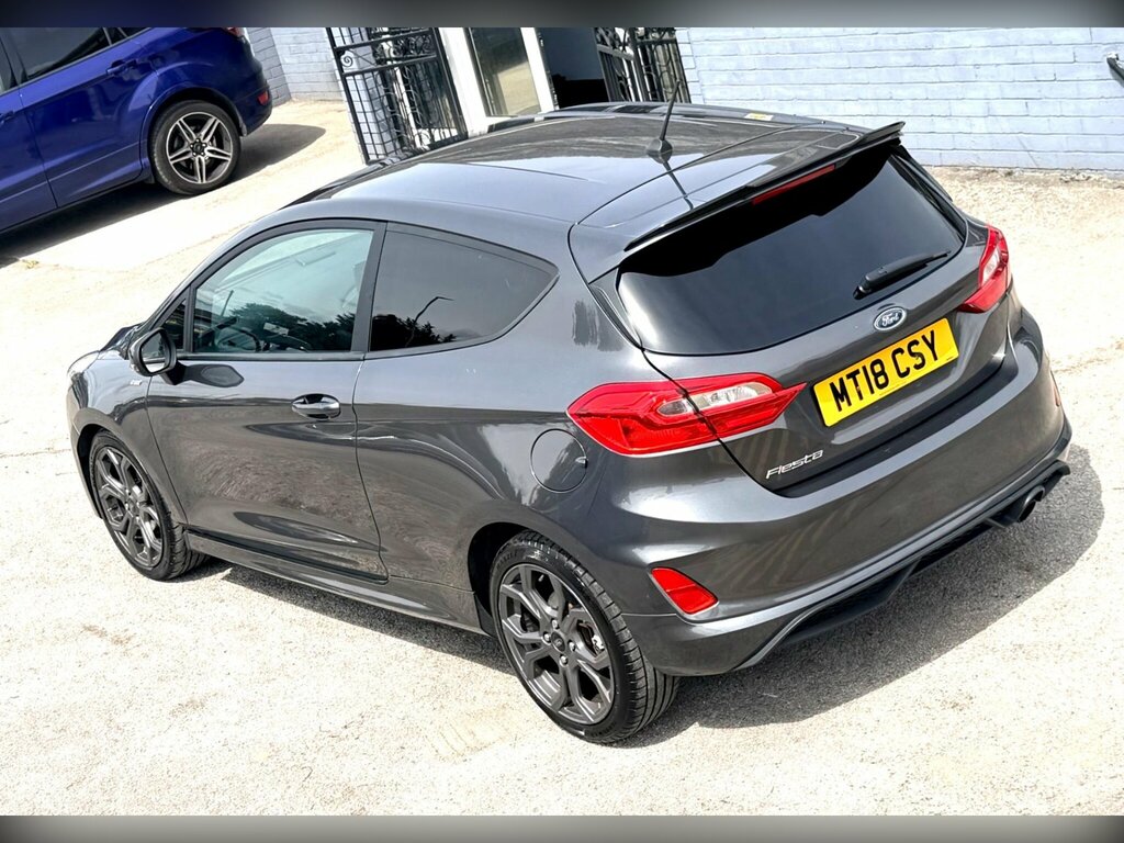 Ford Fiesta 1.0T Ecoboost St-line Euro 6 Ss Grey #4