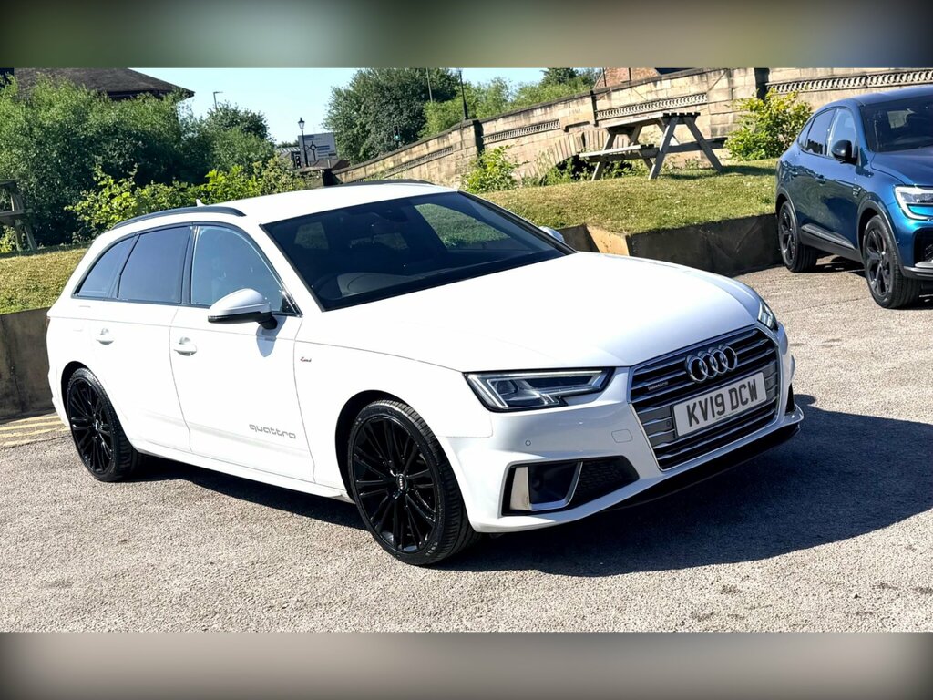 Audi A4 Avant 2.0 Tdi 40 S Line S Tronic Quattro Euro 6 Ss White #3
