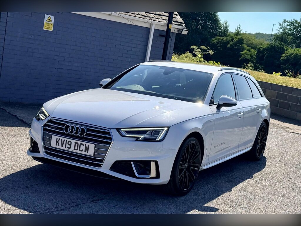 Audi A4 Avant 2.0 Tdi 40 S Line S Tronic Quattro Euro 6 Ss White #2