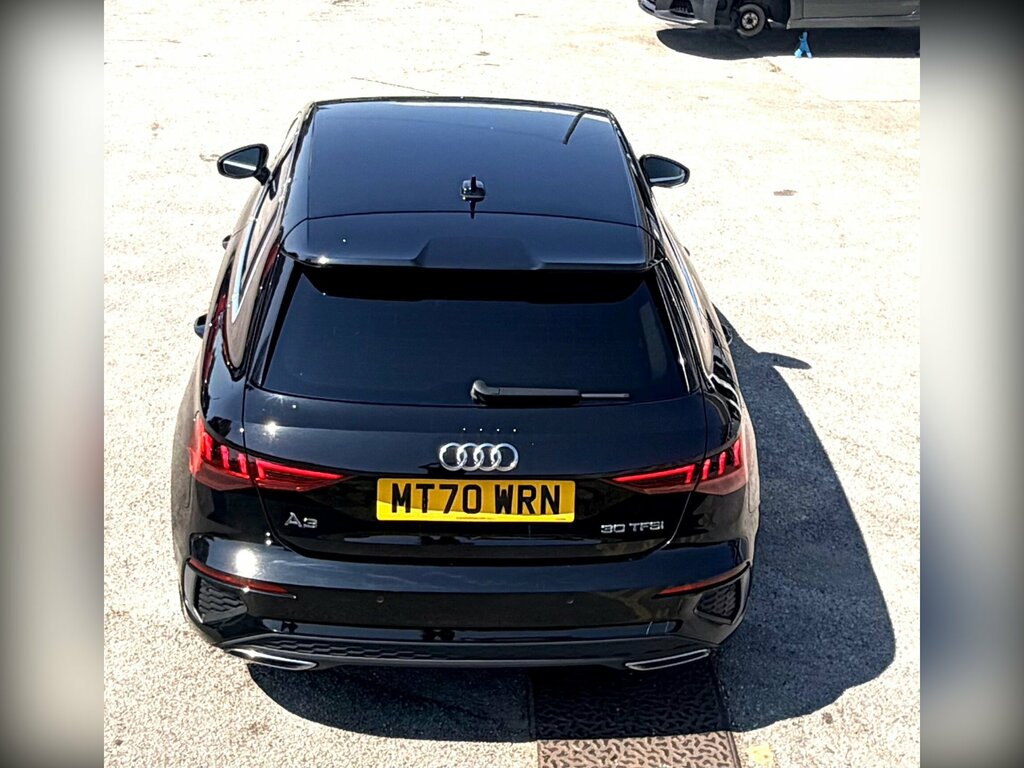 Audi A3 1.0 Tfsi 30 S Line Sportback Euro 6 Ss MT70WRN Black #5