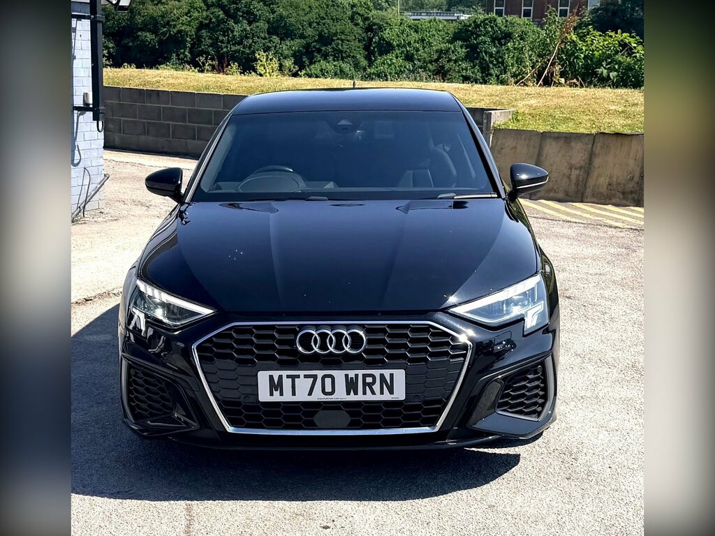 Audi A3 1.0 Tfsi 30 S Line Sportback Euro 6 Ss MT70WRN Black #4